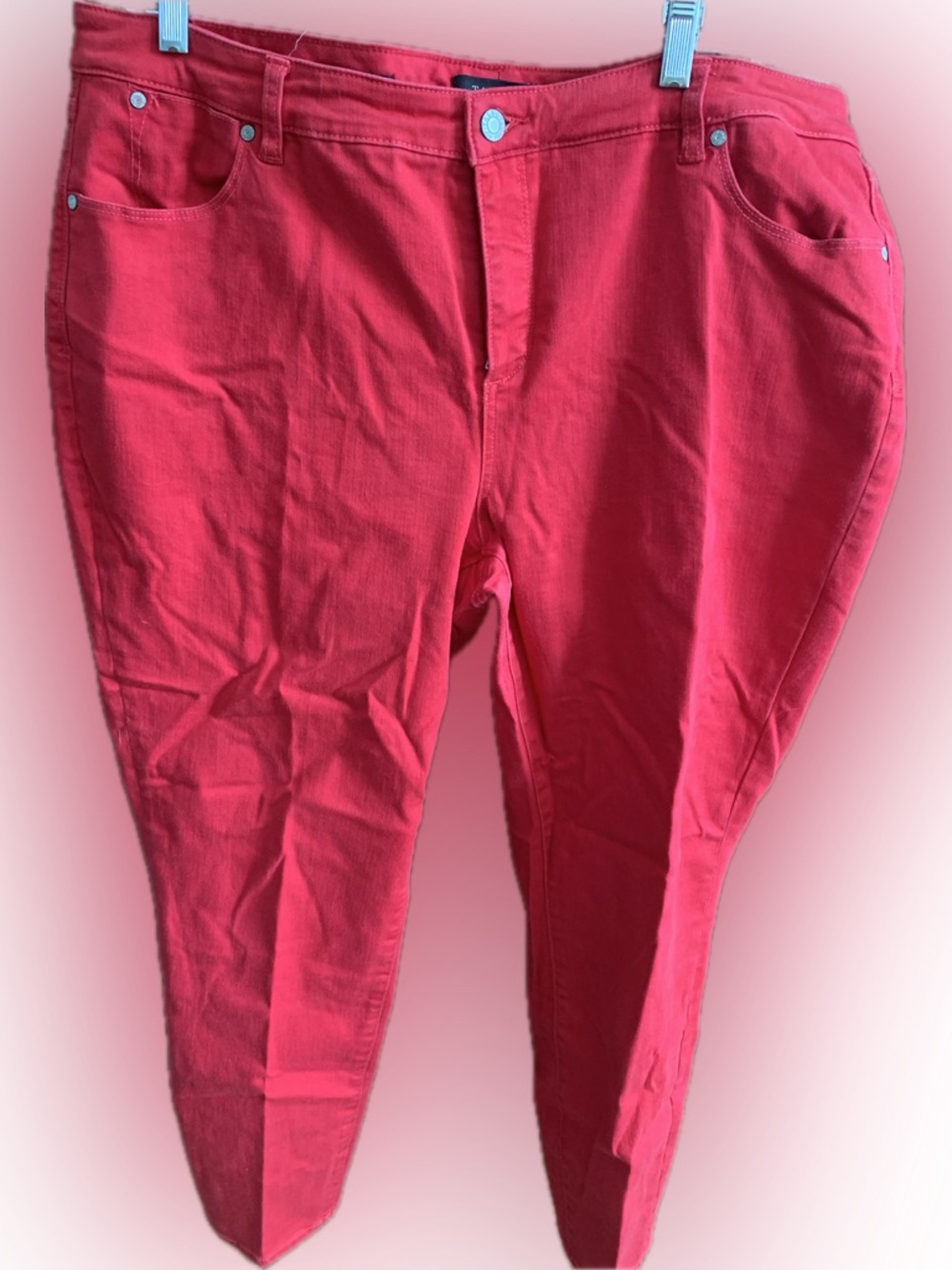 Talbots Skinny Jeans in Bright Red